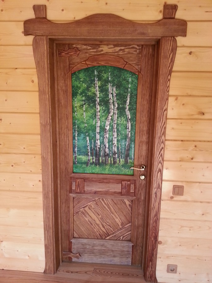 дверь входная деревянная купить